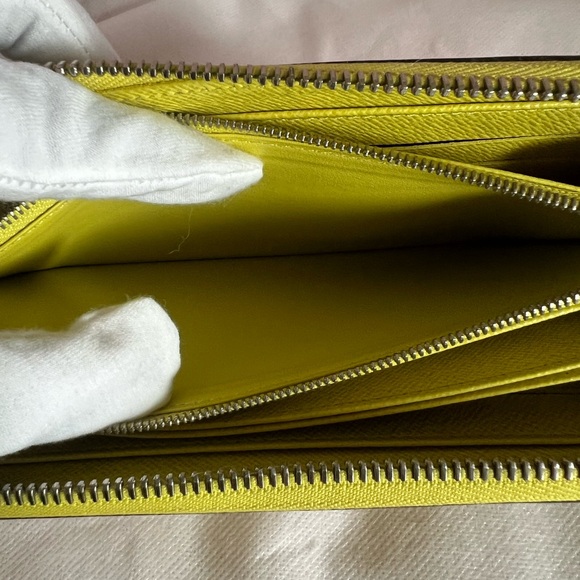 Elegant Yellow LV EPI Women's Zippy Wallet - Picture 6 of 14